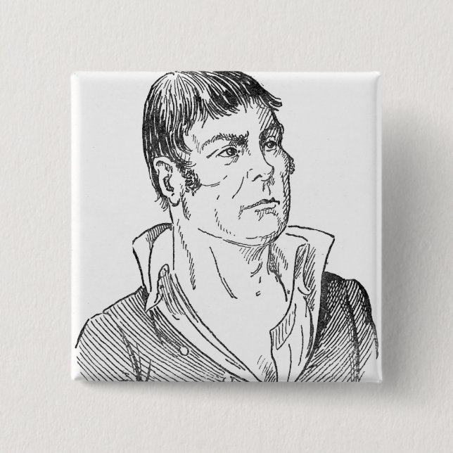 Andrew Gamble 15 Cm Square Badge (Front)