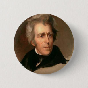 Andrew Jackson 6 Cm Round Badge