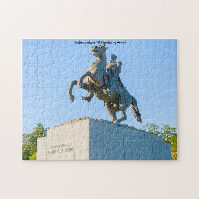 Andrew Jackson 7th President of America. Jigsaw Puzzle (Horizontal)