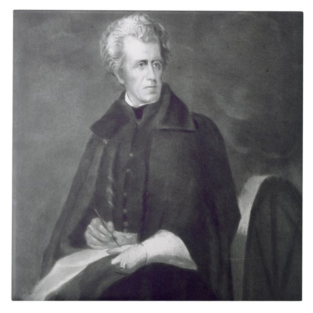 Andrew Jackson, 7th President of the United States Tile (Front)