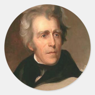 Andrew Jackson Classic Round Sticker