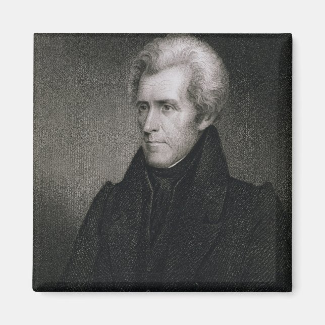 Andrew Jackson (engraving) Magnet (Front)