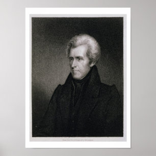 Andrew Jackson (engraving) Poster