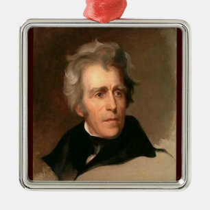 Andrew Jackson Metal Ornament