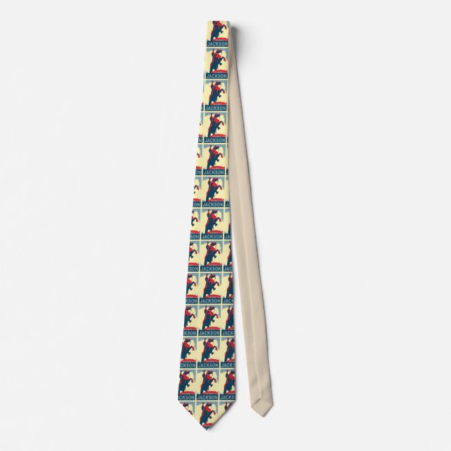 Andrew Jackson on Horse Tie (Front)