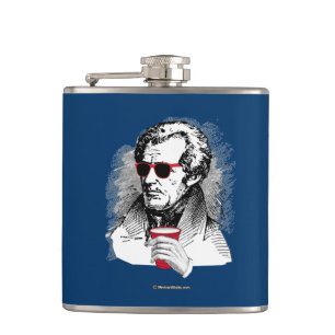 Andrew Jackson Party Animal Hip Flask