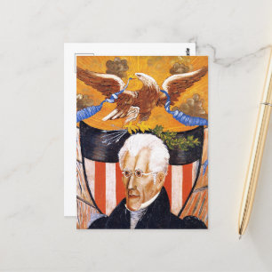 Andrew Jackson Portrait Postcard