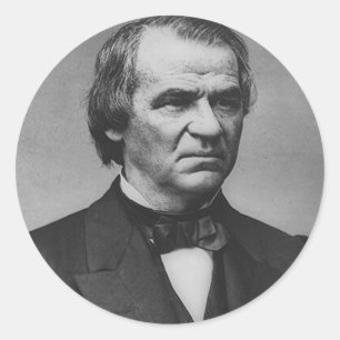 Andrew Johnson 17 Classic Round Sticker