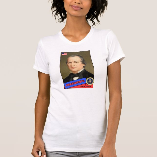 Andrew Johnson Baseball Card T-Shirt (Front)