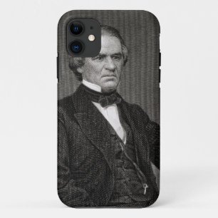 Andrew Johnson, engraved from a photograph by Thom iPhone 11 Case
