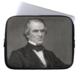 Andrew Johnson, engraved from a photograph by Thom Laptop Sleeve