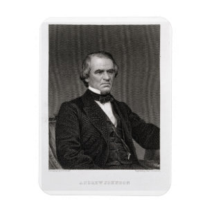 Andrew Johnson, engraved from a photograph by Thom Magnet