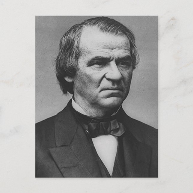 Andrew Johnson Postcard (Front)