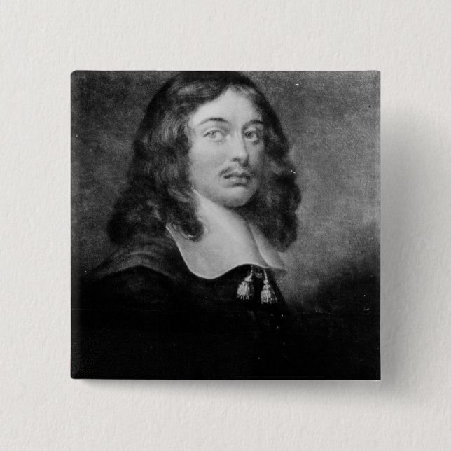 Andrew Marvell , engraved by John Raphael Smith 15 Cm Square Badge (Front)