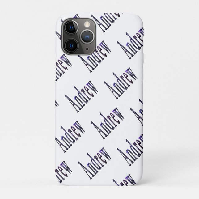 Andrew Name In Nebula Blue, Case-Mate iPhone Case (Back)