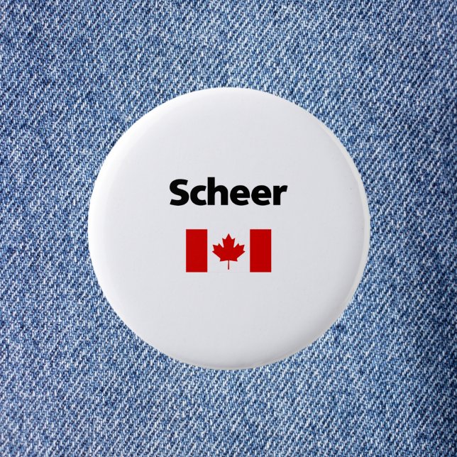 Andrew Scheer Canada Canadian Flag Light-Colour 6 Cm Round Badge (Creator Uploaded)