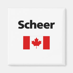 Andrew Scheer Canada Canadian Flag Light-Colour Magnet