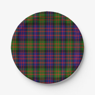 Andrew Scottish Tartan Paper Plate