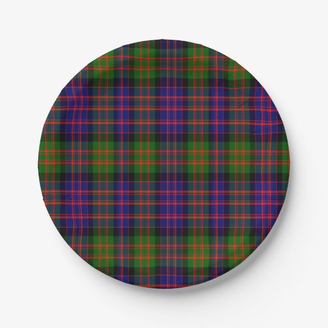 Andrew Scottish Tartan Paper Plate (Front)