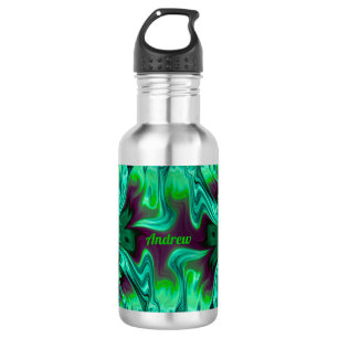 ANDREW ~ Shades Green and Purple ~  532 Ml Water Bottle