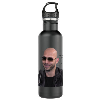 Andrew Tate not a real man 710 Ml Water Bottle