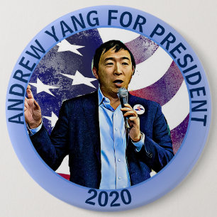 Andrew Yang for President 2020 Support Political 6 Cm Round Badge