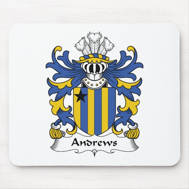 Andrews Family Crest Mouse Pad (Front)