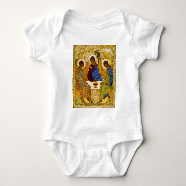 Andrey Rublev , "Holy Trinity" Baby Bodysuit (Front)