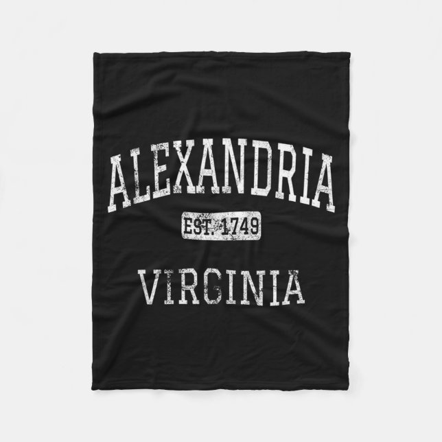 Andria Virginia Va Vintage  Fleece Blanket (Front)