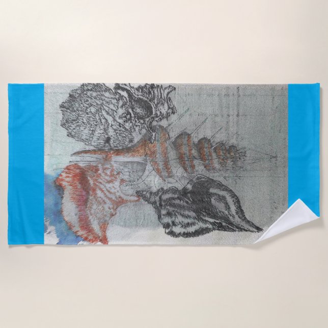 Andro, Bahamas: Beach Towel (Front)