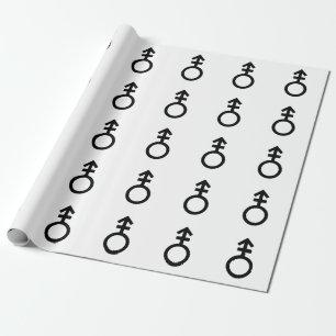 Androgyne Gender Symbol Wrapping Paper
