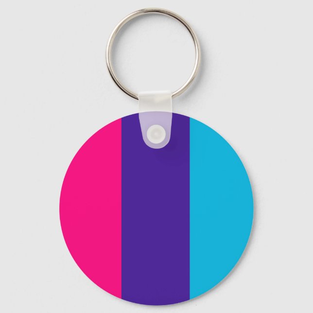 Androgyne pride flag key ring (Front)