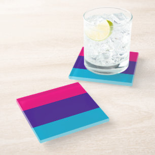 Androgyne Pride Glass Coaster