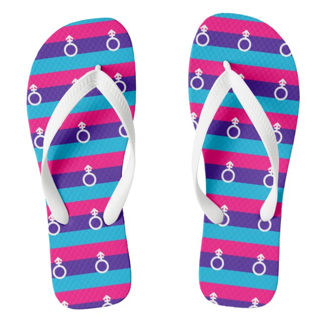 Androgyne Pride Thongs (Footbed)