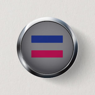 Androgynous 3 Cm Round Badge