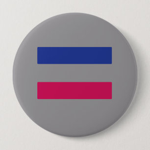 ANDROGYNOUS PRIDE 10 CM ROUND BADGE