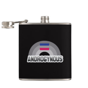 Androgynous Pride Hip Flask