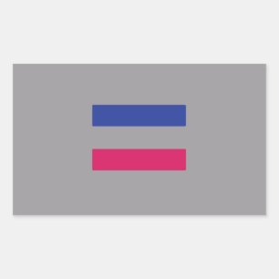 Androgynous Pride Rectangular Sticker