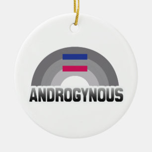 ANDROGYNOUS RAINBOW CERAMIC TREE DECORATION