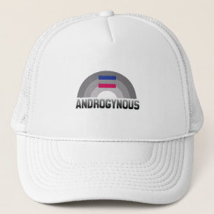ANDROGYNOUS RAINBOW TRUCKER HAT