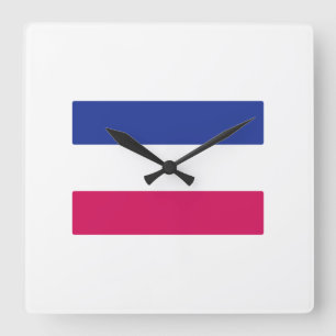 ANDROGYNOUS SYMBOL SQUARE WALL CLOCK