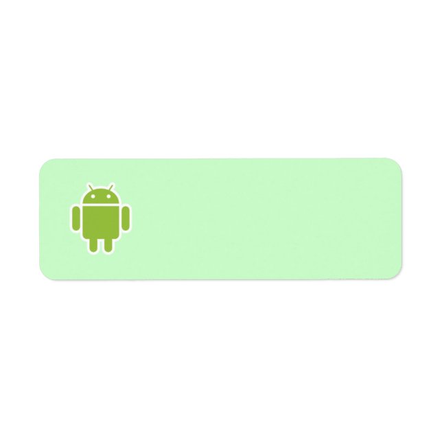 Android address label return address label (Front)