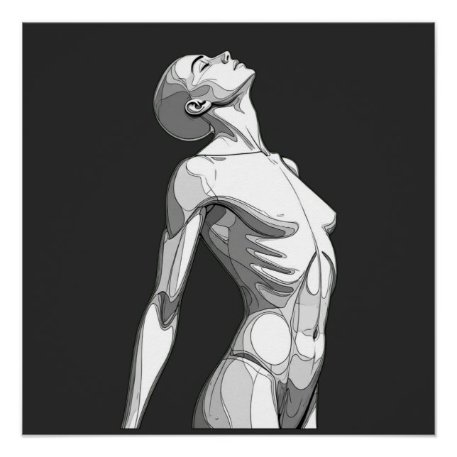 Android Anatomy - High-Definition Glossy Art Poste Poster (Front)