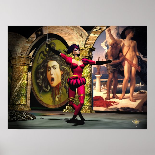 ANDROID BALLET , Science Fiction Poster (Front)