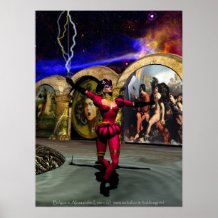 ANDROID BALLET , Science Fiction Poster