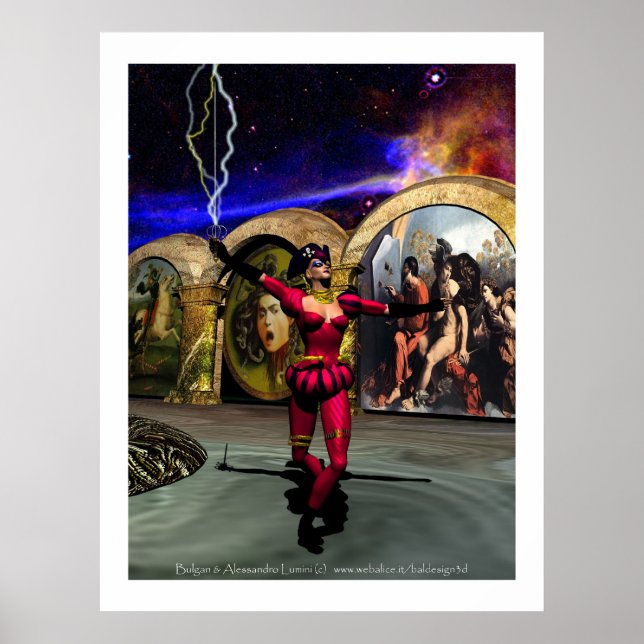 ANDROID BALLET , Science Fiction Poster (Front)