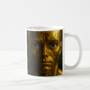 Android beautiful blue eyes coffee mug