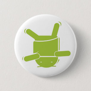 Android Dance 6 Cm Round Badge