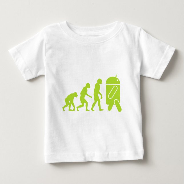 Android Evolution Baby T-Shirt (Front)