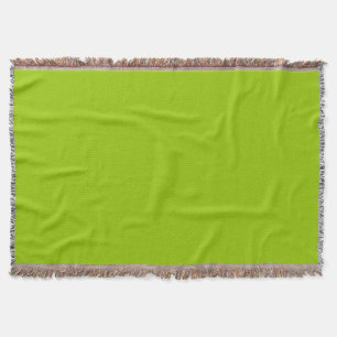 Android Green Colour Decor Ready to Customise Throw Blanket